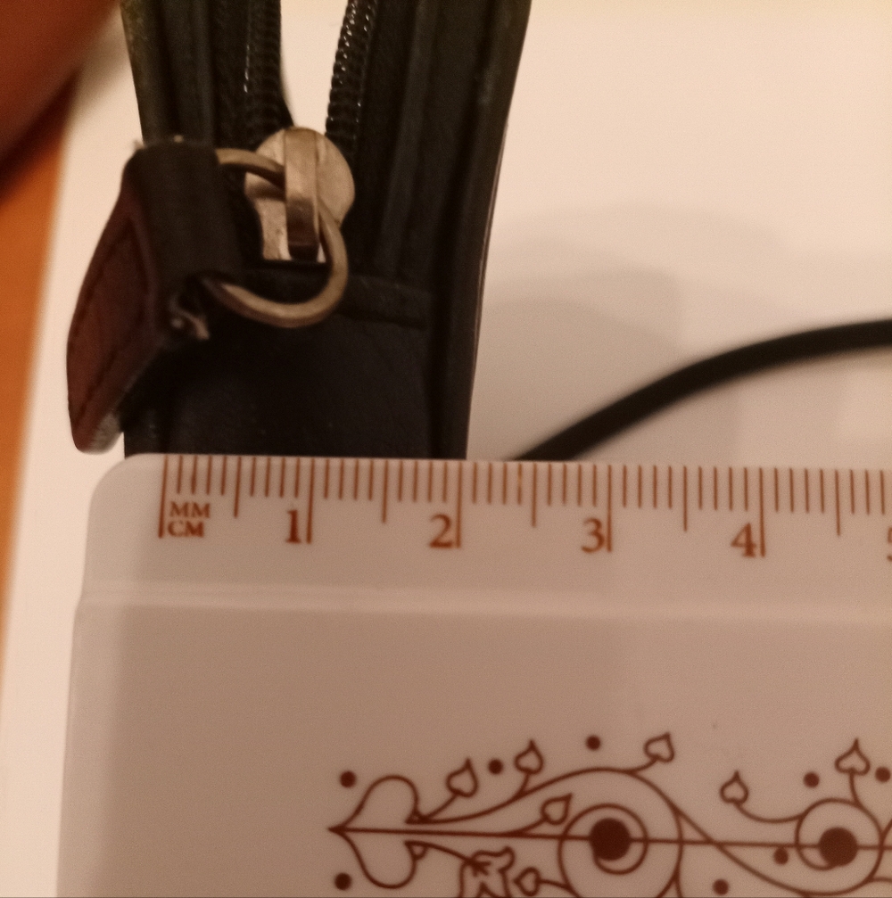 Coach Black Leather Wristlet Pouch - Picture 5 of 6